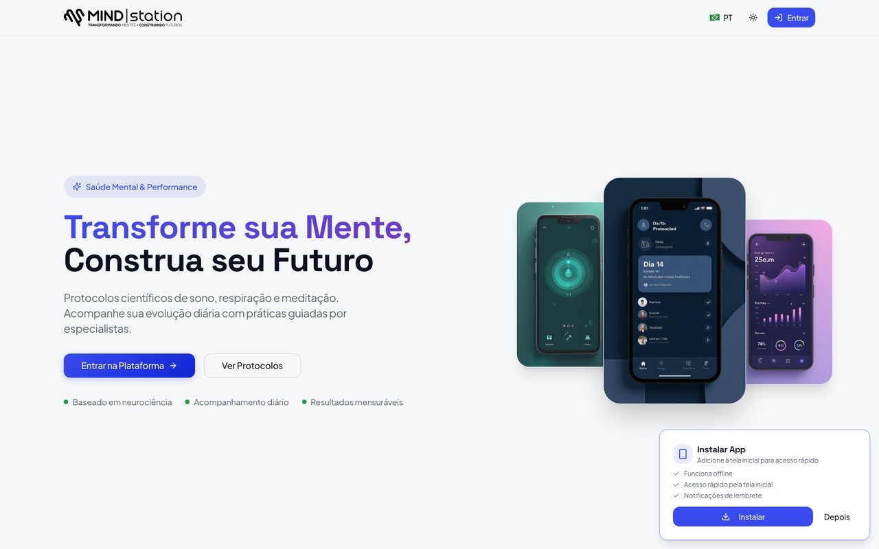 Interface da MINDSTATION